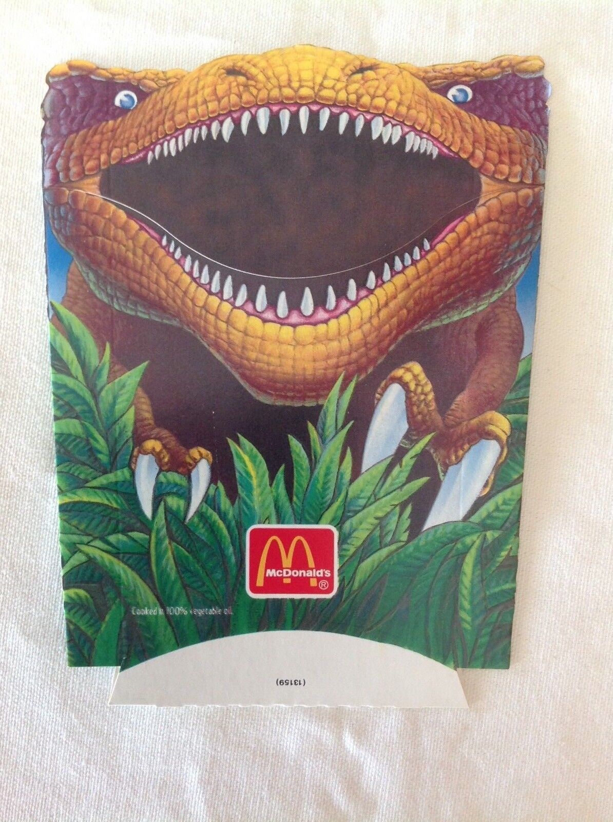 MINT CONDITION, McDonald's Jurassic Park, The Visitors Center, Fry Box - NEW!! McDonald's - фотография #2