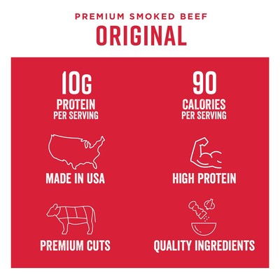 Chef's Cut Beef Jerky Original High Protein Meat Snack 10g of Protein and 90 ... Chef's Cut Real Jerky Does not apply - фотография #2