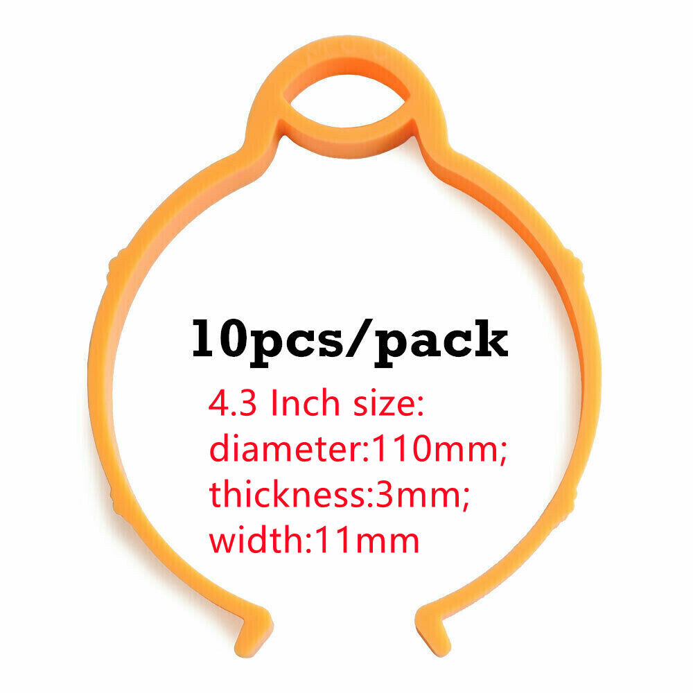 10pcs/pack 4.3" Vinyl Roll Clamp Clip Film Coil Hoop Storage Tool Holder Ving 0209002811700