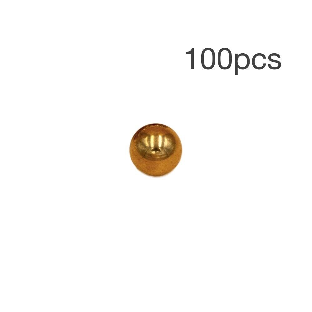 1/2'' (12.7mm) 100pcs Brass ( H62 ) Solid Bearing Balls  elephrun Does Not Apply - фотография #5