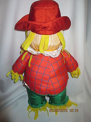 Parachute Plush Scarecrow, 16 inches tall, Gibson Greetings, 1996 Gibson Greetings - фотография #3
