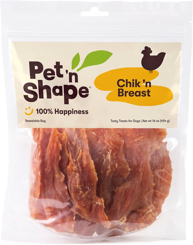 Pet 'n Shape Chik 'n Breast Jerky Dog Treats - 1 Pound Does not apply