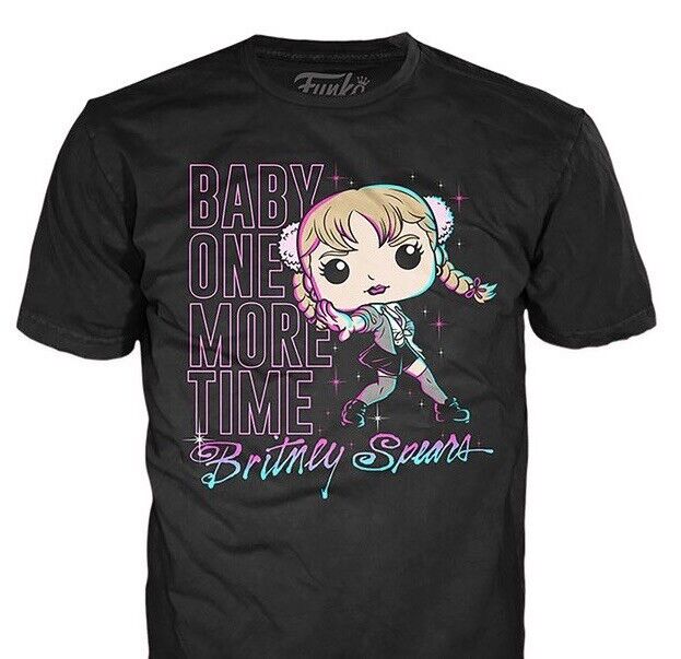 Funko Pop Tees BRITNEY SPEARS Exclusive Shirt S M L XL “Baby One More Time” Funko