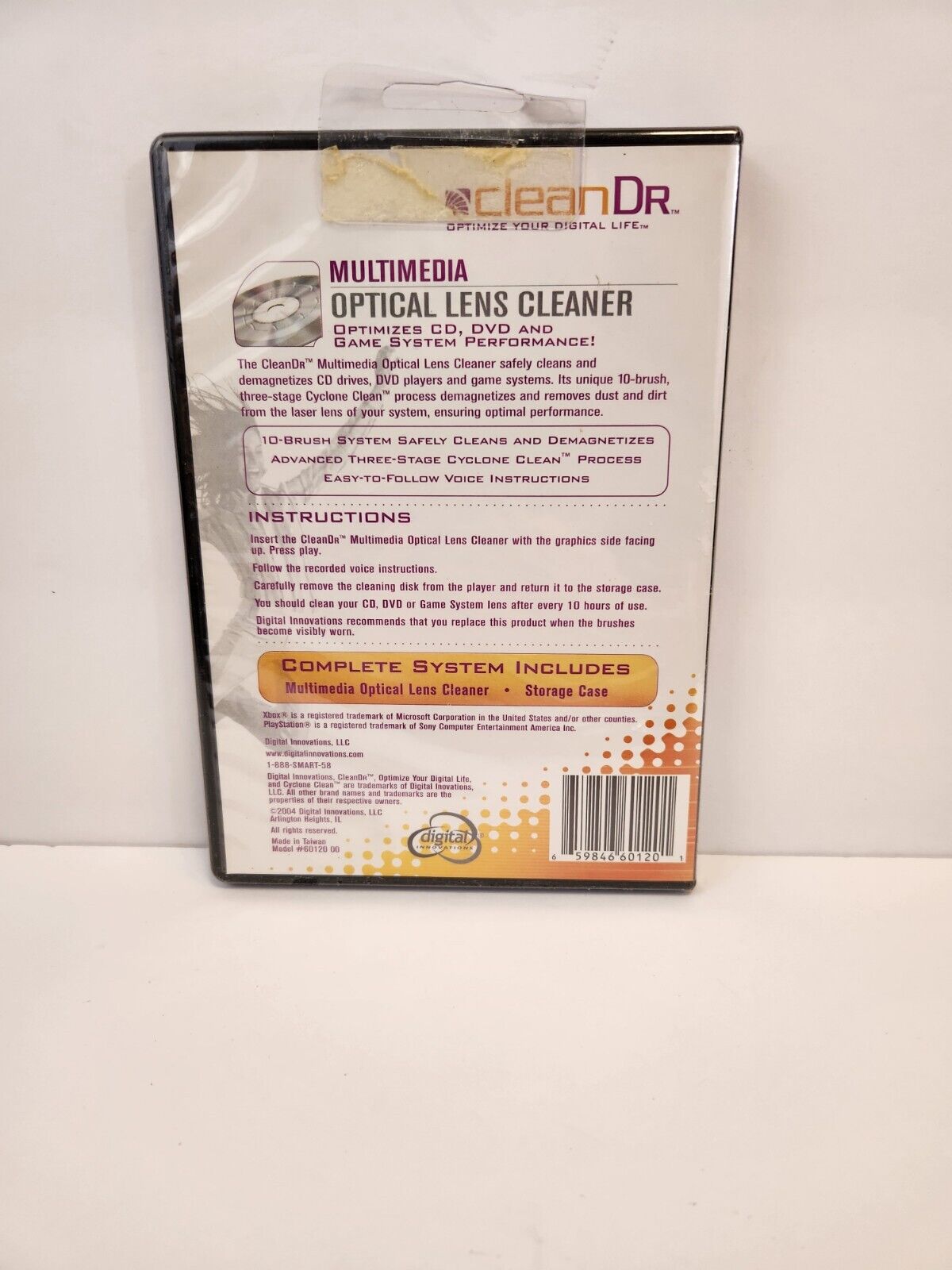 Clean Dr Multimedia Optical Lens Cleaner  CD  DVD  Games 2004 Digital Innovation Digital Innovations Unknown - фотография #3