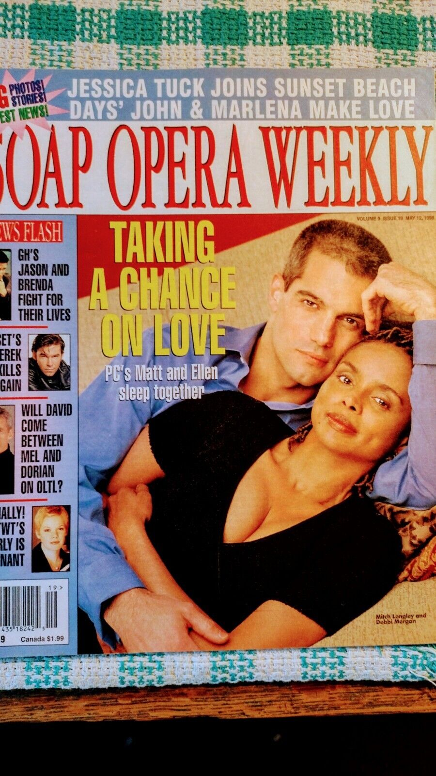 SOAP OPERA WEEKLY MAY 12,1998 TAKING A CHANCE ON LOVE. Без бренда 1047-7128 - фотография #22