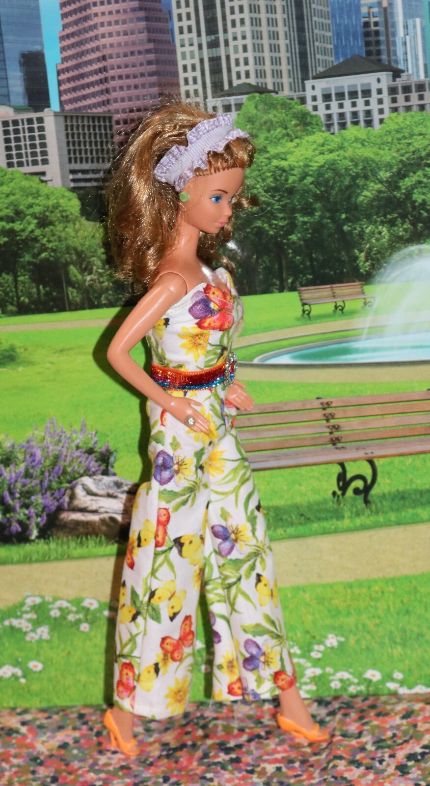 FITS BARBIE SILKSTONE VINTAGE dress clothes romper jumpsuit free shipping 03.28 Unbranded - фотография #7