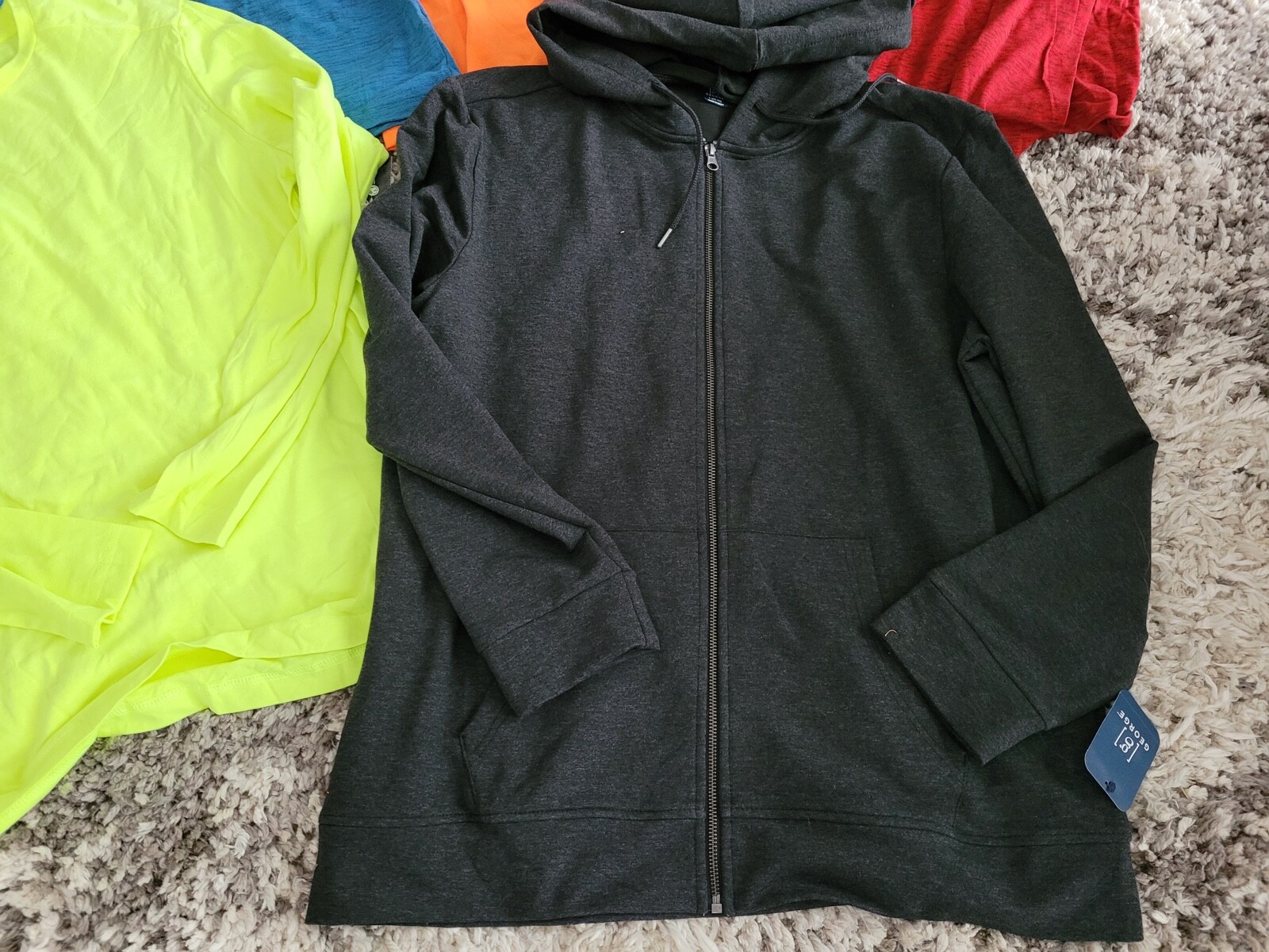 NEW LOT/5 SHIRTS, SWEATSHIRTS MENS L GEORGE ATHLETICWORKS, ETC George - фотография #6