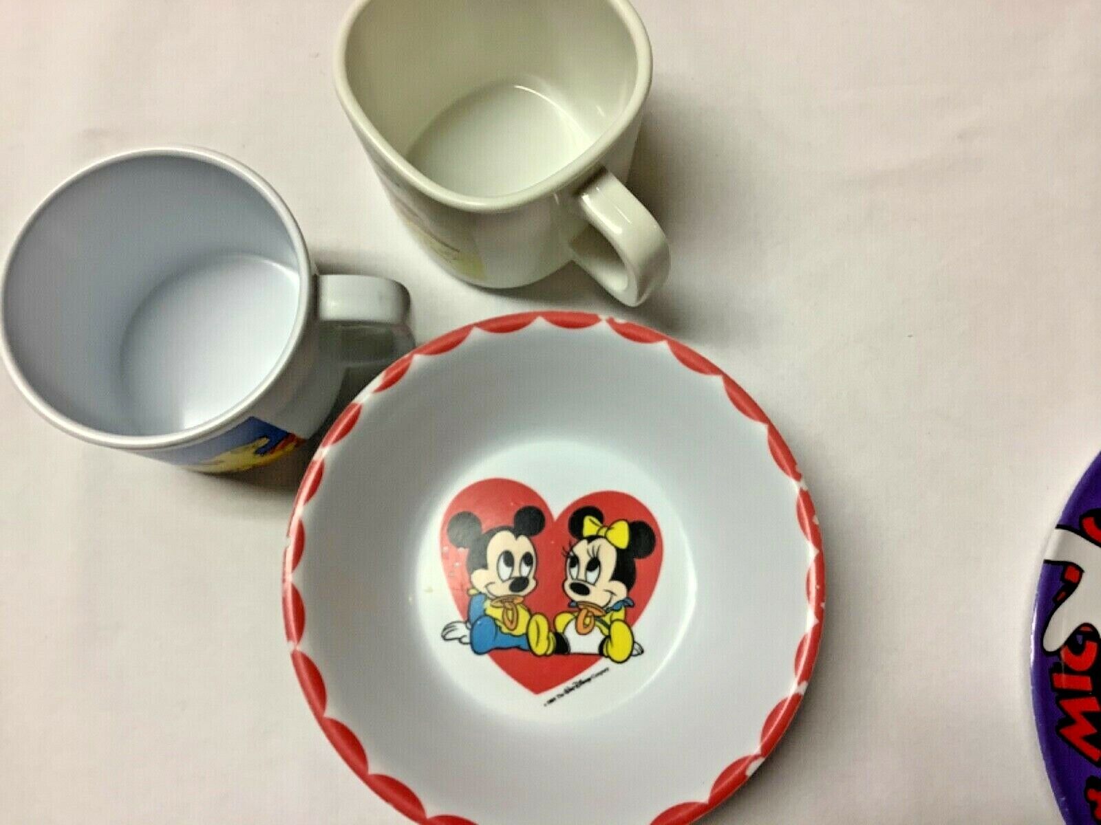 Lot of 6 Disney Childs Dinerware pieces Selandia Designs Mickey & Friends Selandia - фотография #4
