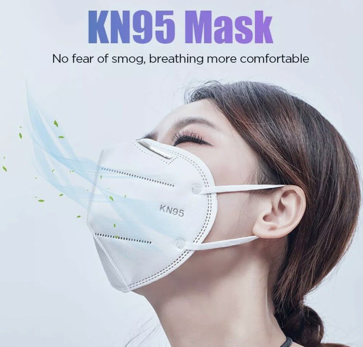 [100 PACK] KN95 Protective 5 Layer Face Mask BFE 95% PM2.5 Disposable Respirator Unbranded KN95-FACE-MASK-X100 - фотография #3