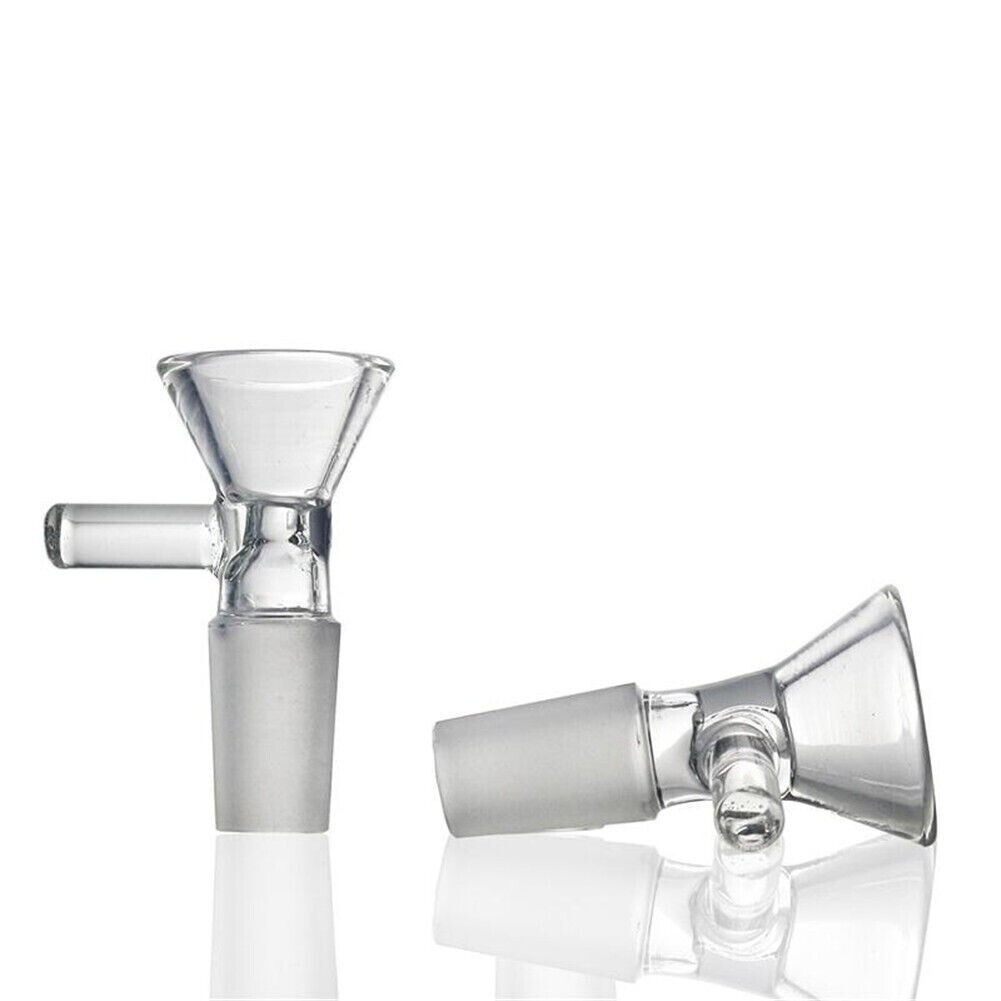 x2Pack 14mm Male Bowl For Glass Bong Water  Hookah Bong Replacement Head Set Unbranded - фотография #7