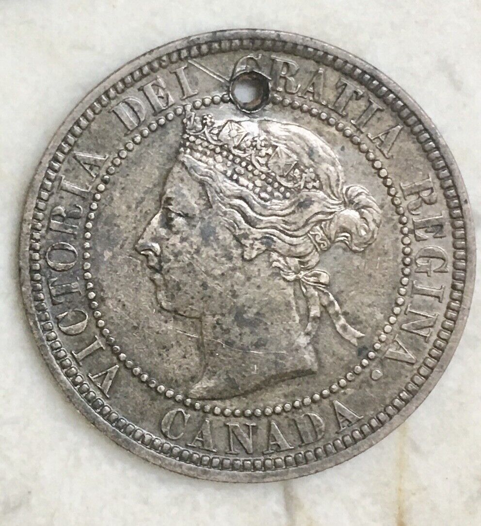 1859 - 1882-H CANADA ONE CENT VICTORIA DEL GRATIA REGINA three copper large cent Без бренда - фотография #3