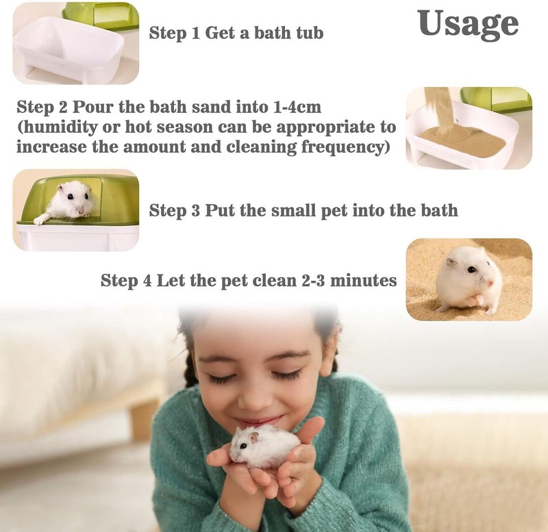 Desert Bath Sand No-Dust Bath or Potty Litter Sand Other Small Pets 900 Unbranded - фотография #7