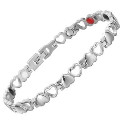 Heart Love Magnetic Bracelet for women men Balance Energy Power Luck Joy Calm RX Belle Sante - фотография #5