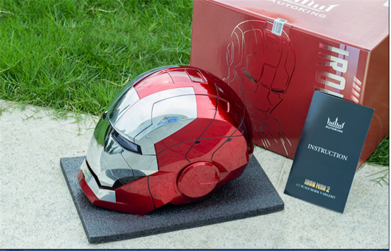 Autoking Iron Man MK5 Helmet 1/1 Scale Voice Control Wearable Christmas Props Без бренда Iron Man - фотография #5
