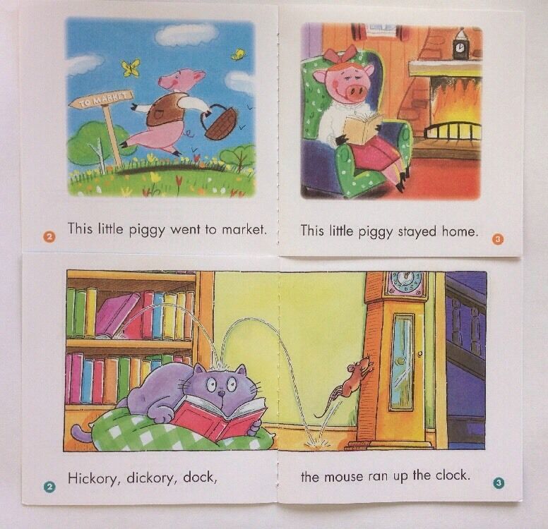 Nursery Rhyme Childrens Books Beginning Readers Lot 12 Scholastic - фотография #4
