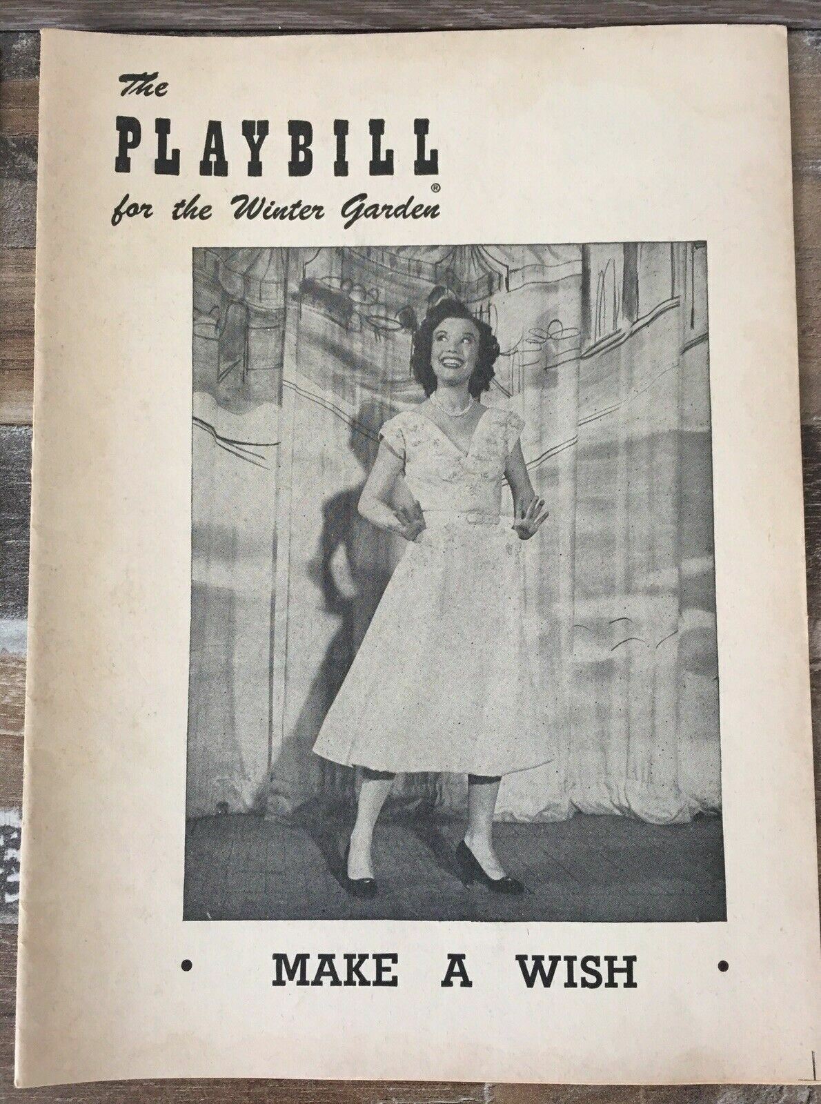 LOT OF SIX VINTAGE EARLY 1950'S PLAYBILL - VERY GOOD CONDITION - MANY RARE Без бренда - фотография #3