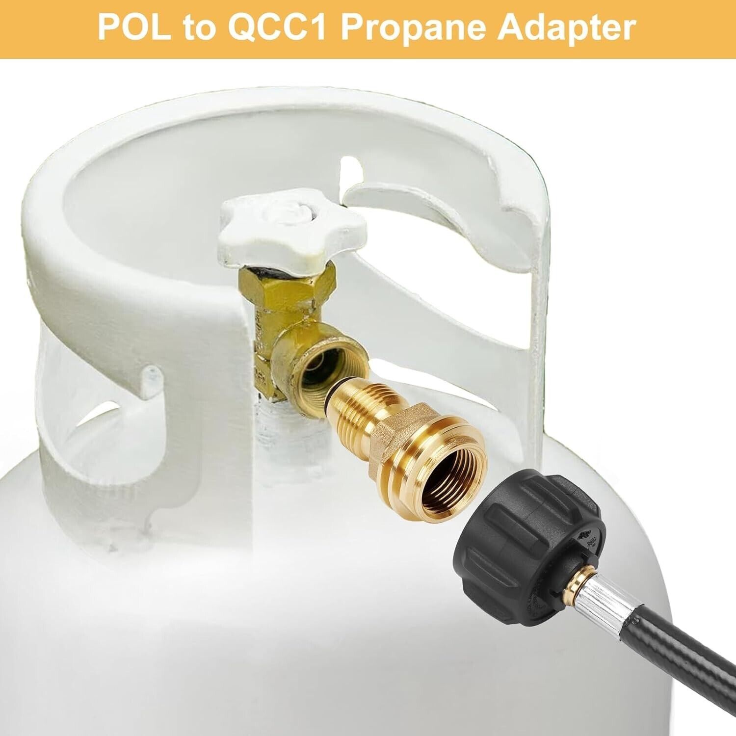 US 12FT Propane Extension Hose w/Gauge for Propane Tank for Most Propane Applian Unbranded - фотография #8