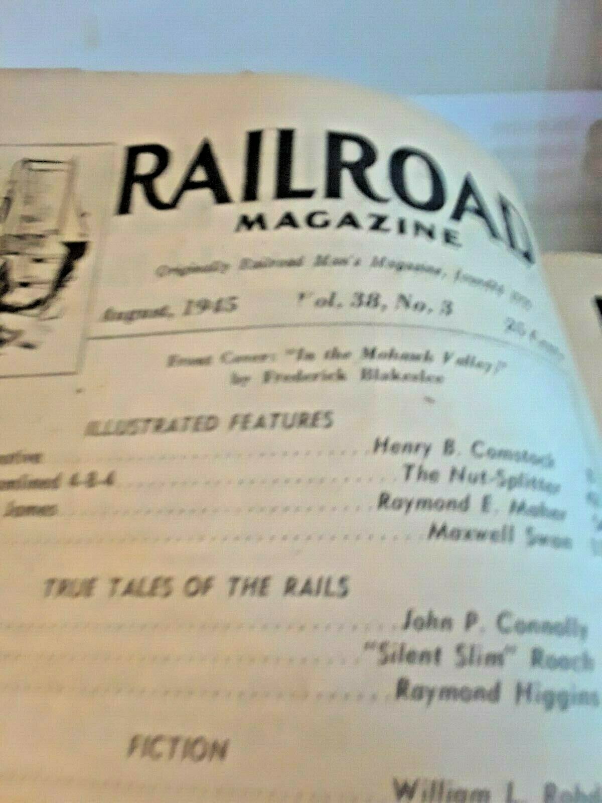 2 RAILROAD MAGAZINE 1 JAN 1947 VOL.41 #4 1 AUG 1945 VOL.38 #3 FAIR CONDITION(A4) RAILROAD - фотография #6
