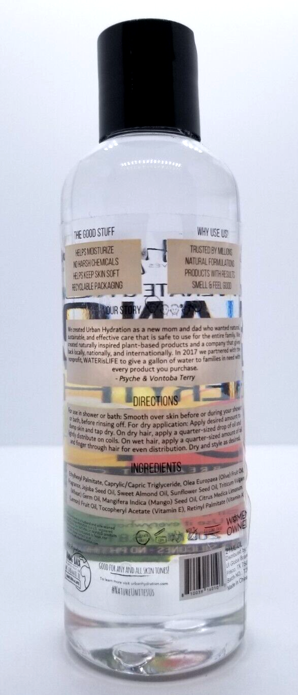 (4x) Urban Hydration Mango & Lime Everything Oil Body Breakout Clearing 6.8 oz Urban Hydration NA - фотография #2