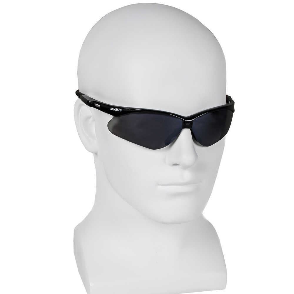3 KleenGuard 25688 NEMESIS Smoke Mirror Gray Sunglasses Work Safety Glasses Z87+ Jackson Safety 25688 - фотография #4