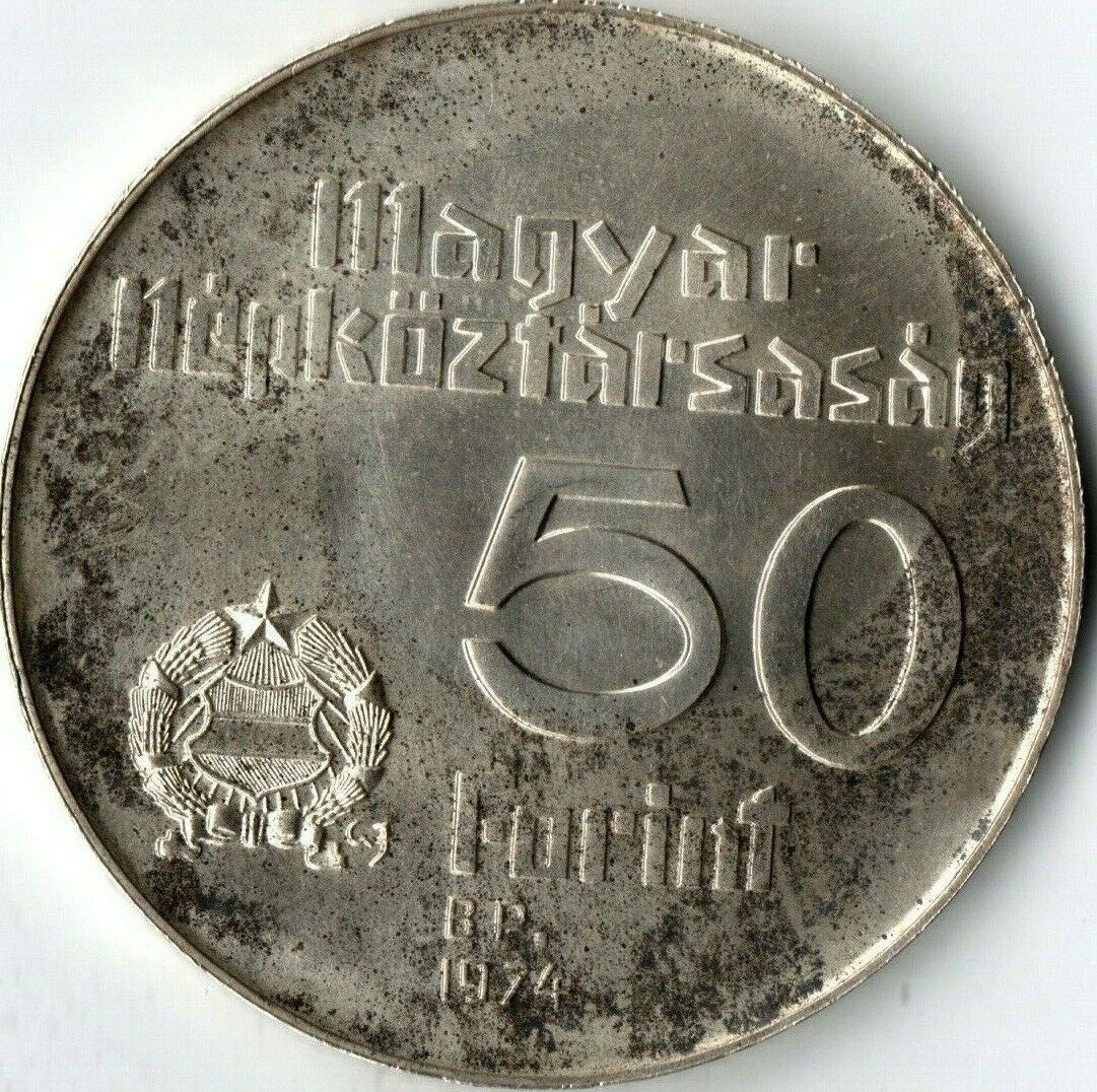 Hungary 1974 50 100 Forint KM# 601 603 Mintage: 24,000 Complete Set Без бренда - фотография #3