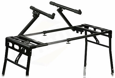 Keyboard Stand DJ Workstation Table Top Piano Holder 2-Tier Double Studio Mount Griffin MD-XX-396A - фотография #5