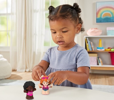 Little People Barbie Toddler Toys Swimming Figure Pack, 2 Characters for Pret... Fisher-Price - фотография #3
