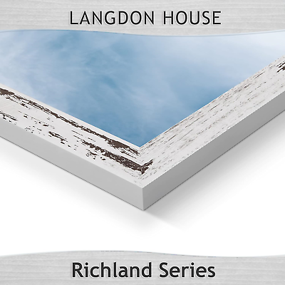 Langdon House 5x7 Picture Frames (Distressed White, 6 Pack) Farmhouse Style, Langdon House Not Applicable - фотография #5