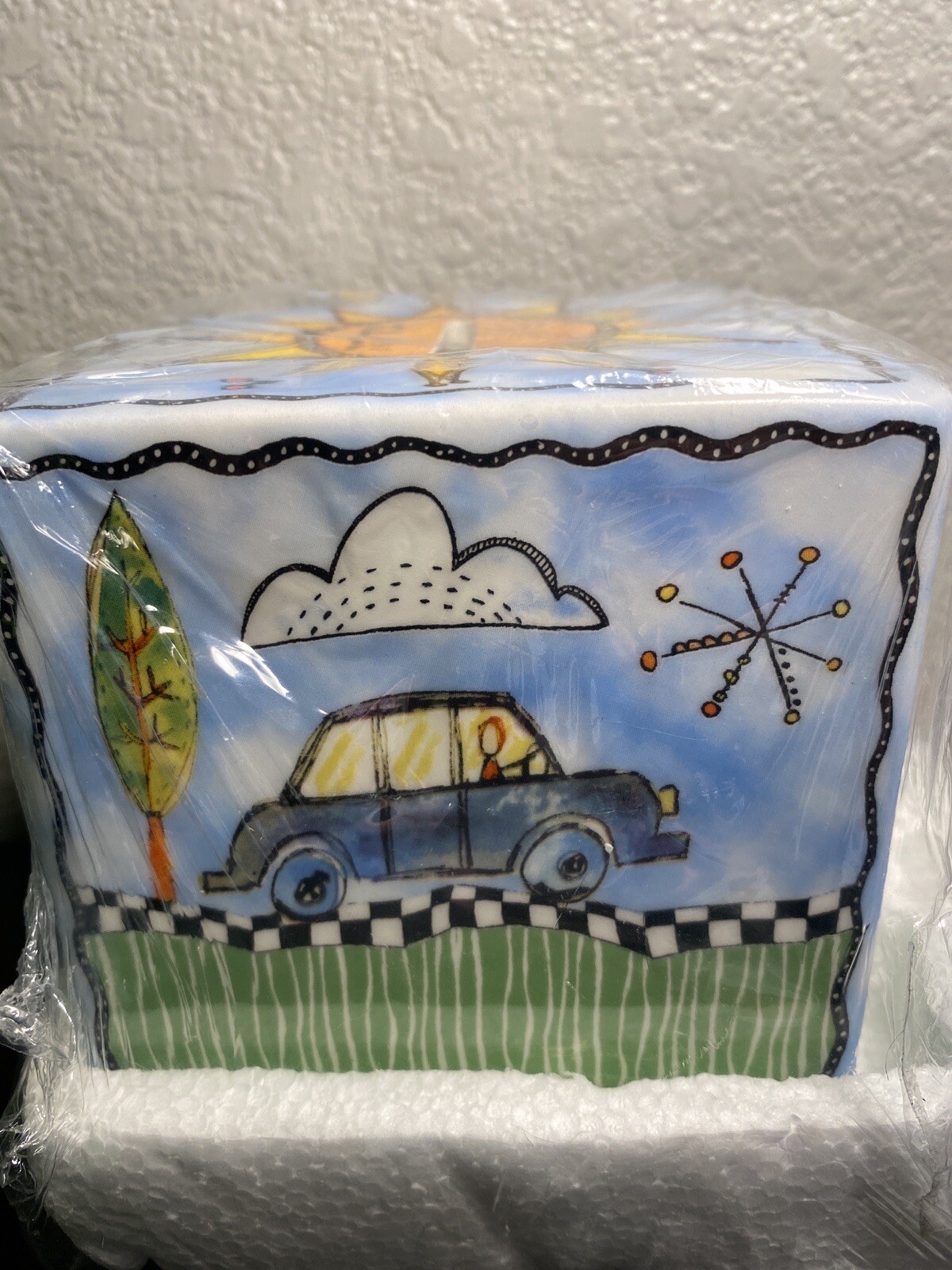 Whimsical Porcelain Cars Tzedakah Box  (Charity, Piggy Bank) Без бренда - фотография #3