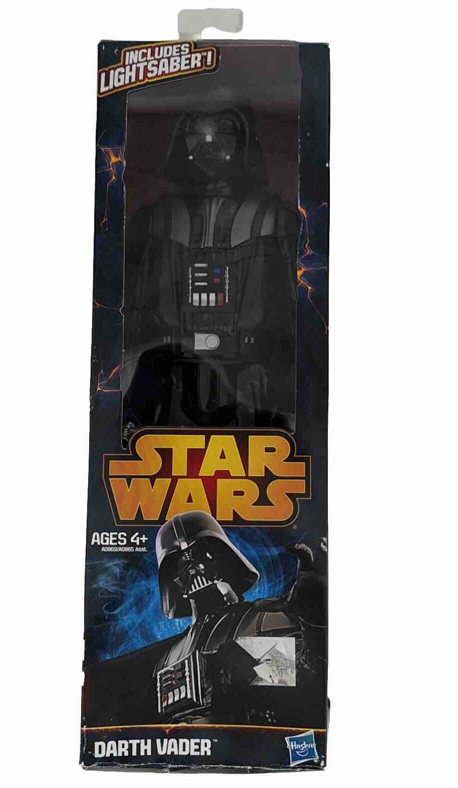 New In Box Darth Vader Star Wars 12 Inch Figure w/ Light Saber - Plastic NIB Без бренда