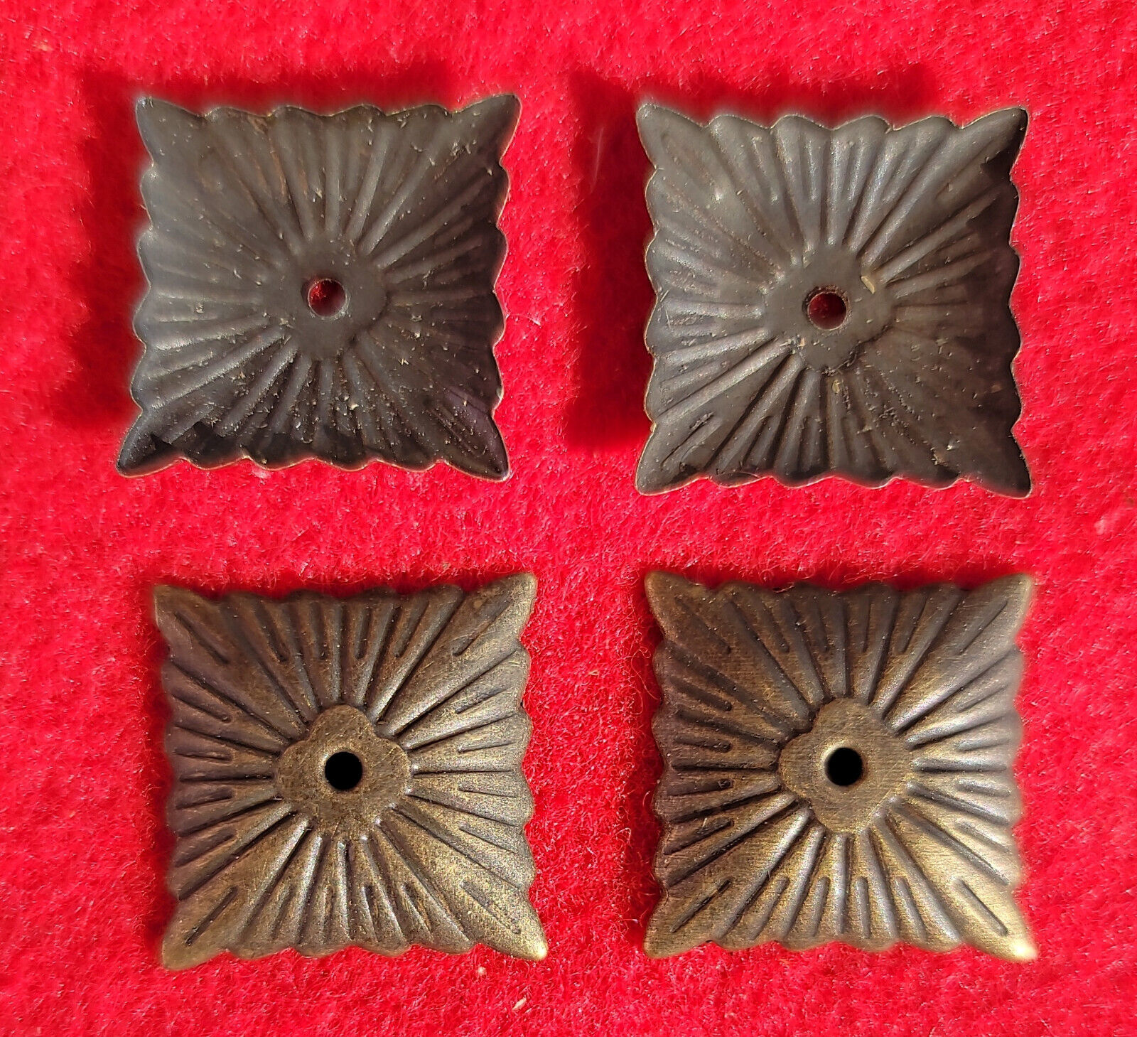 Antiqued Brass Flat Decorative Escutcheon Furniture Hardware Без бренда