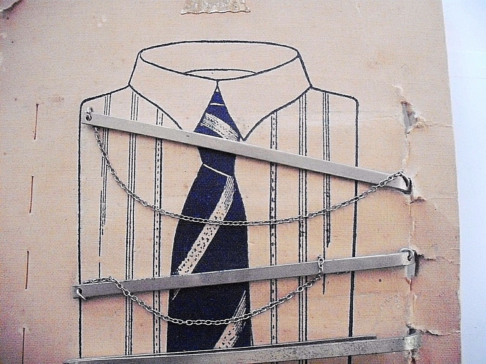 10 tie clasps made in Portugal in the 1950's - never used in original card Unbranded - фотография #6