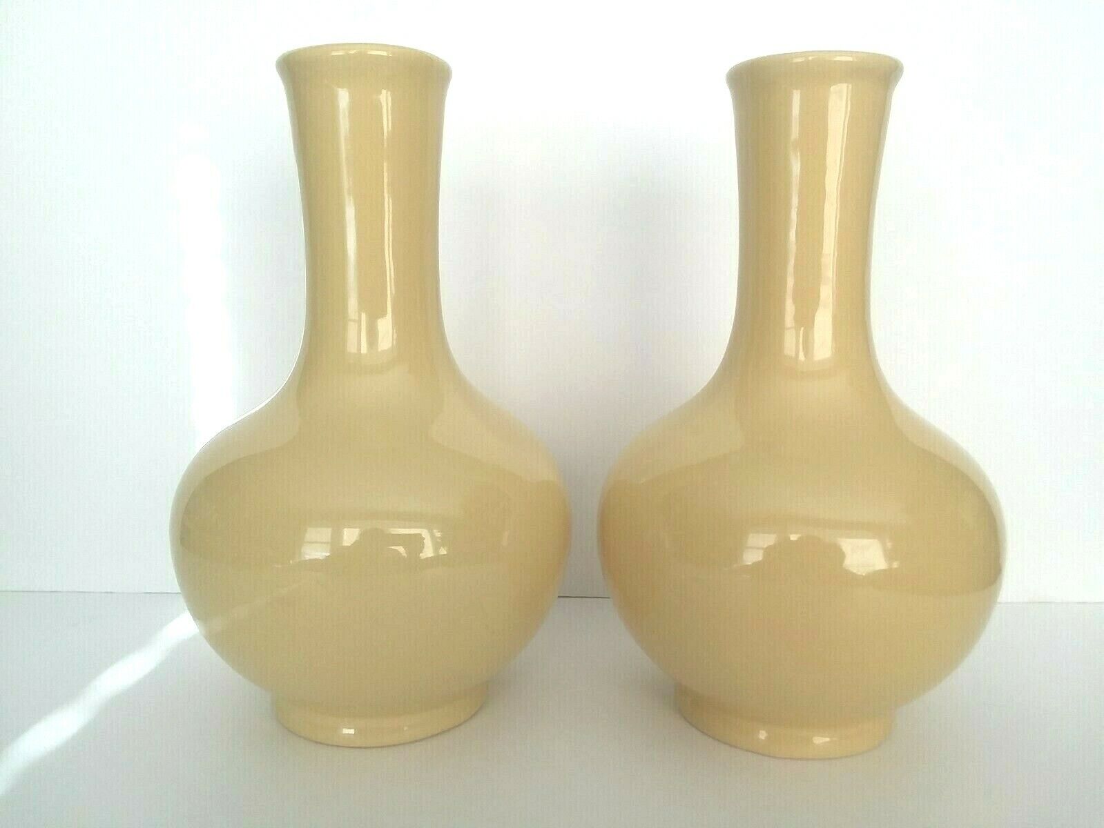 2 Vintage KOHLER Pottery Vases Used As TEST glaze  Sink Tub Toilet Genie bottle Без бренда