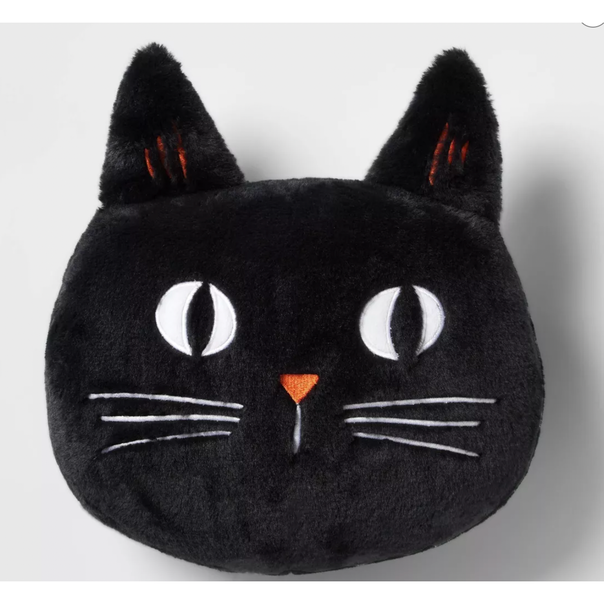 Set 3 Halloween NEW Faux Fur Cat Pumpkin Bat Throw Pillow Hyde & EEK! Boutique TARGET - фотография #2