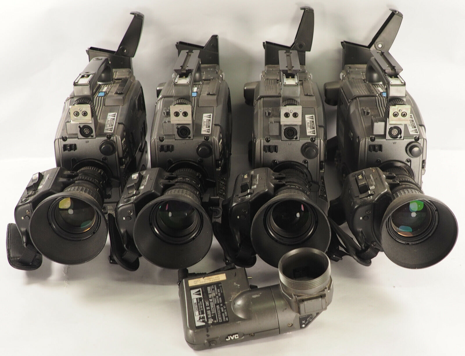 Lot of 4 Limited JVC DV CAMCORDER GY-DV550U And GY-DV500U With Fujinon-TV-Z Lens JVC GY-DV550U, GY-DV500U
