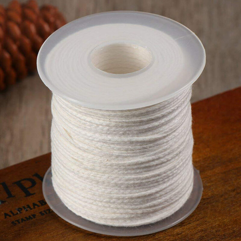 Candle Making Wicks 200 Ft Candle Wick Roll Woven Candle Wick Spool for Candle Unbranded - фотография #12