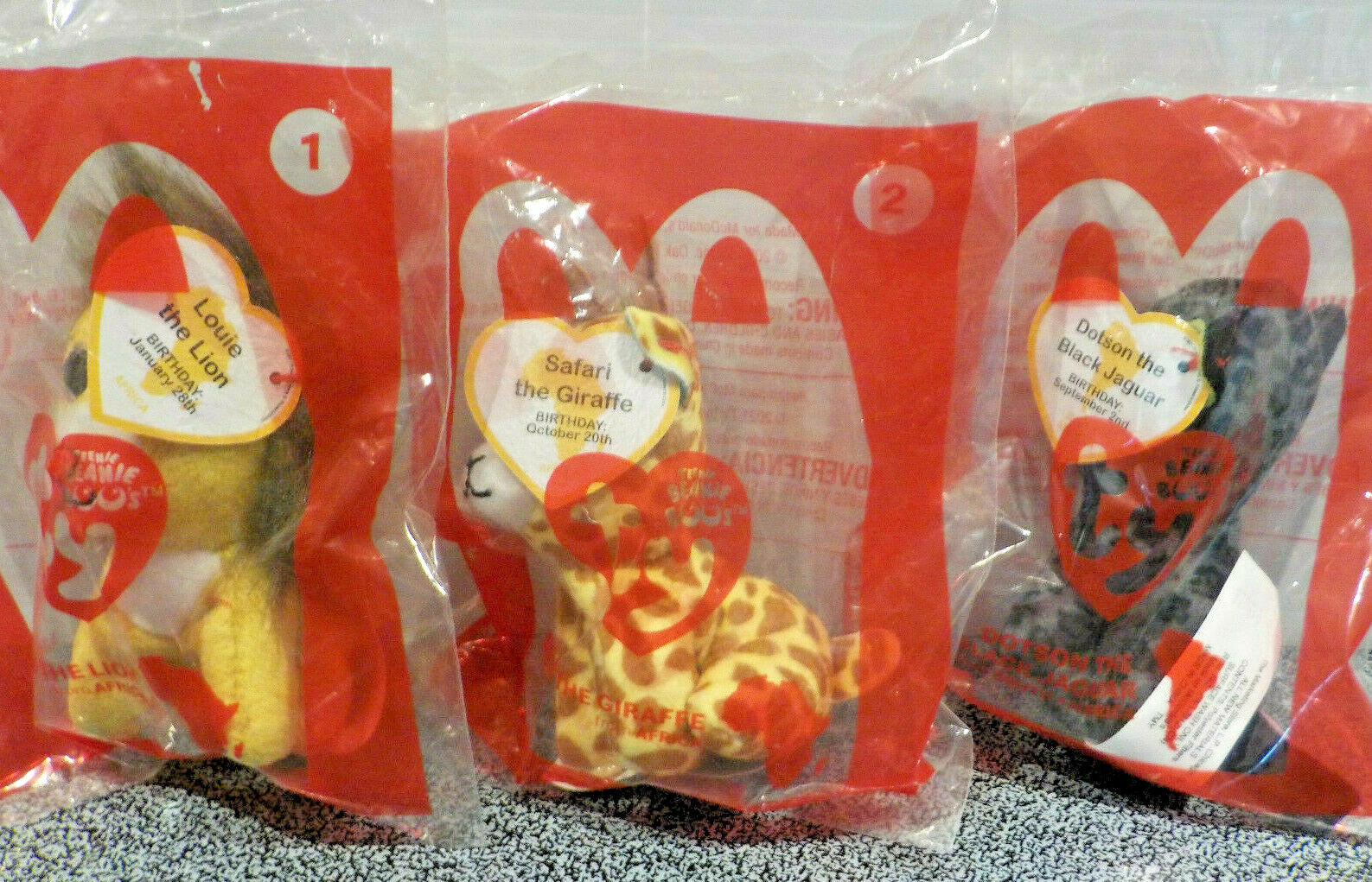 McDonald's Happy Meal Toys Beanie Boos 2021 #1, #3-#14 Still Sealed New McDonald's - фотография #2
