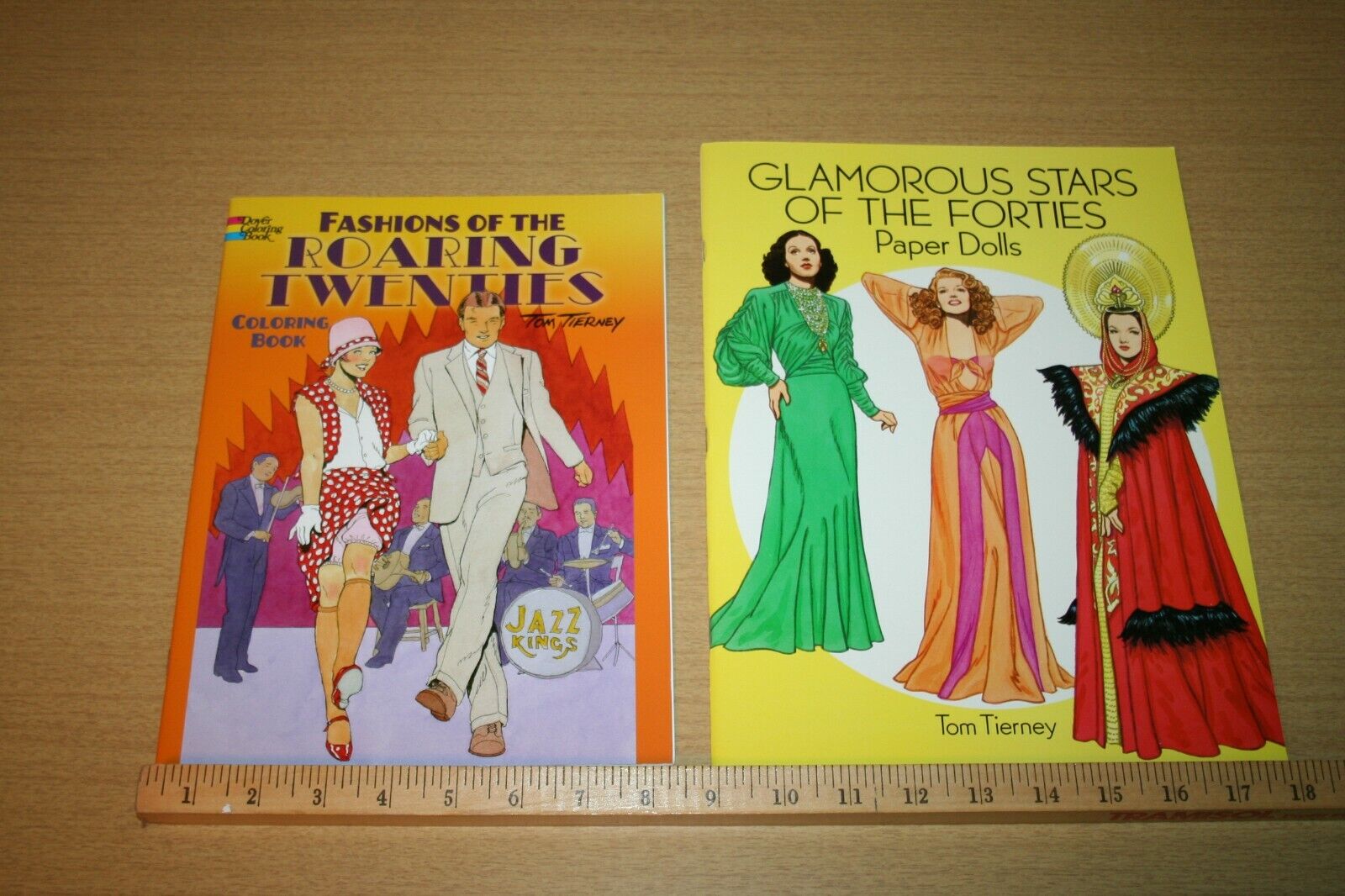 Tierney Paper Doll & Coloring Book Glamorous Stars & Fashions Roaring 20s #10 Tom Tierney - фотография #2