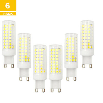 6pcs G9 LED Bulb 102-2835 SMD 7W 110V Warm White Ceramics Light for Home H ZHENMING Does Not Apply