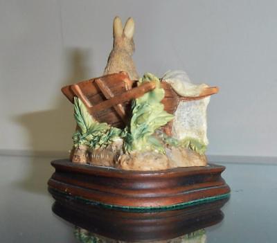 Peter Rabbit Figurine Made in Scotland & set of wall hangings Cute Nursery Decor Borders - фотография #5