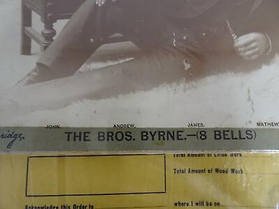 Brothers Byrne 8 Bells Vaudeville Troupe Photo Print Order Book Ca 1900 Без бренда - фотография #7