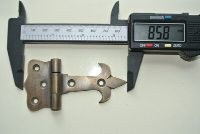 4 solid Brass DOOR small hinges vintage age antique style restoration heavy 3" B Без бренда - фотография #6