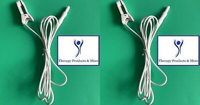 2 HEALY COMPATIBLE EAR CLIP CABLE ELECTRODES (Pair) Unbranded does not apply
