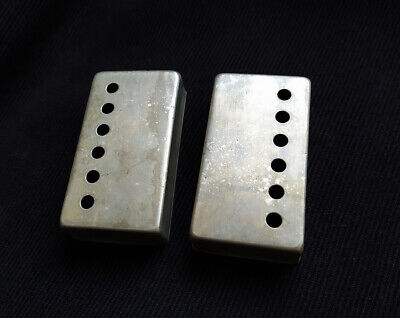 PRO RELIC Vintage Aged Nickel Silver Humbucker Covers Set 2pc 50 mm BB Guitar Lab. Does Not Apply - фотография #4