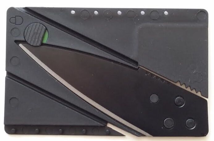 300x Credit Card Knives folding wallet thin pocket Survival sharp micro knife Credit Card Knife Classic - фотография #3