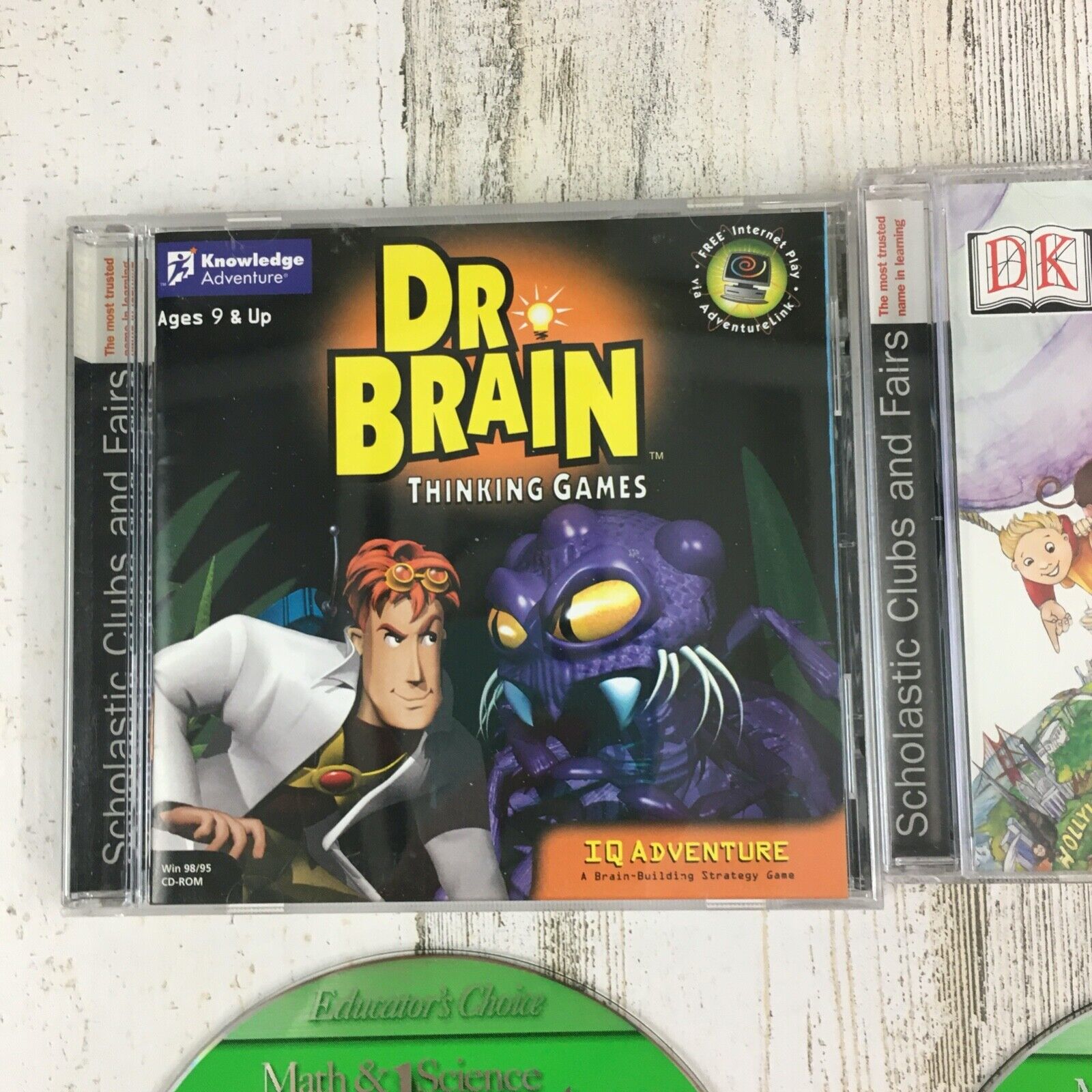 Lot 7 PC CD-ROM Kids Educational Games Dr Brain USA Explorer Typing Excelerator Unbranded 132456 - фотография #2