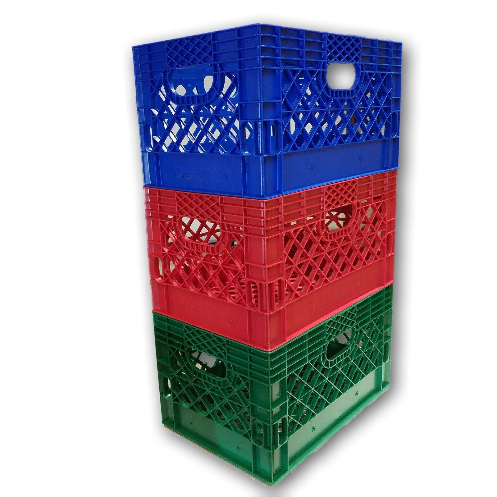 Blue Or Any Other Color You Want Rectangular Milk Crate Rigid Plastic Без бренда - фотография #2