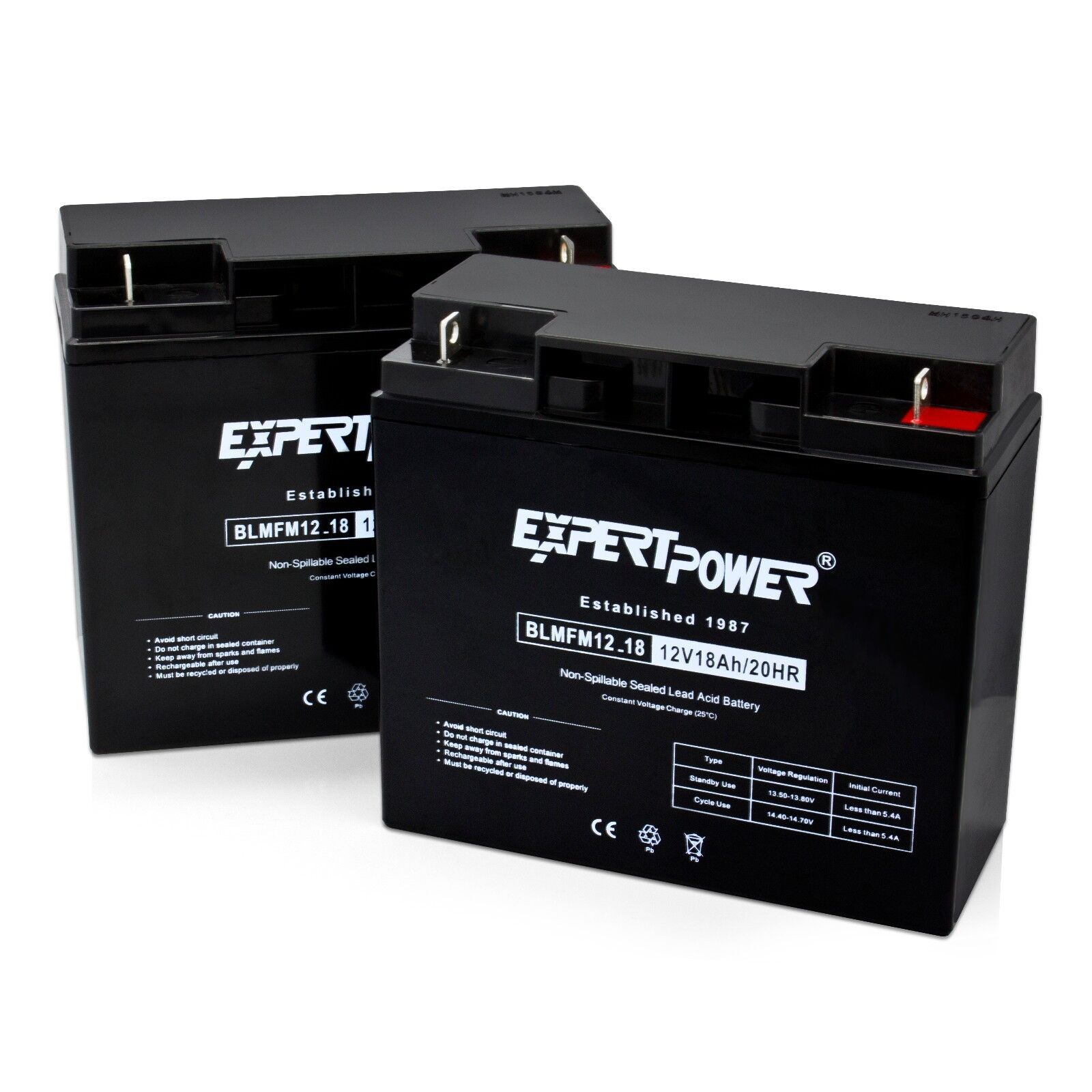2 PACK Expert Power APC RBC7 Cartridge Battery Replacement for UPS Backup System ExpertPower EXP12180 - фотография #2