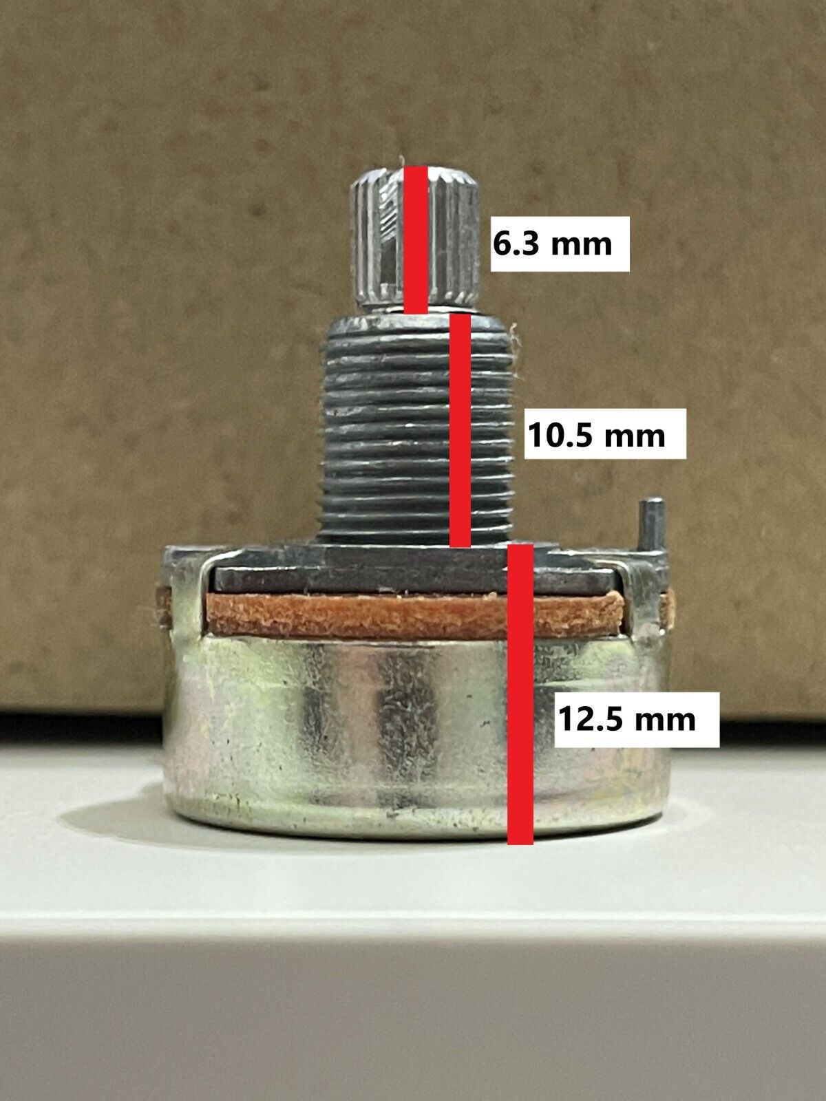 8 pcs. 10 ohm 5 watt NOS wire-wound linear potentiometers - NEED WORK KSC Industries - фотография #7