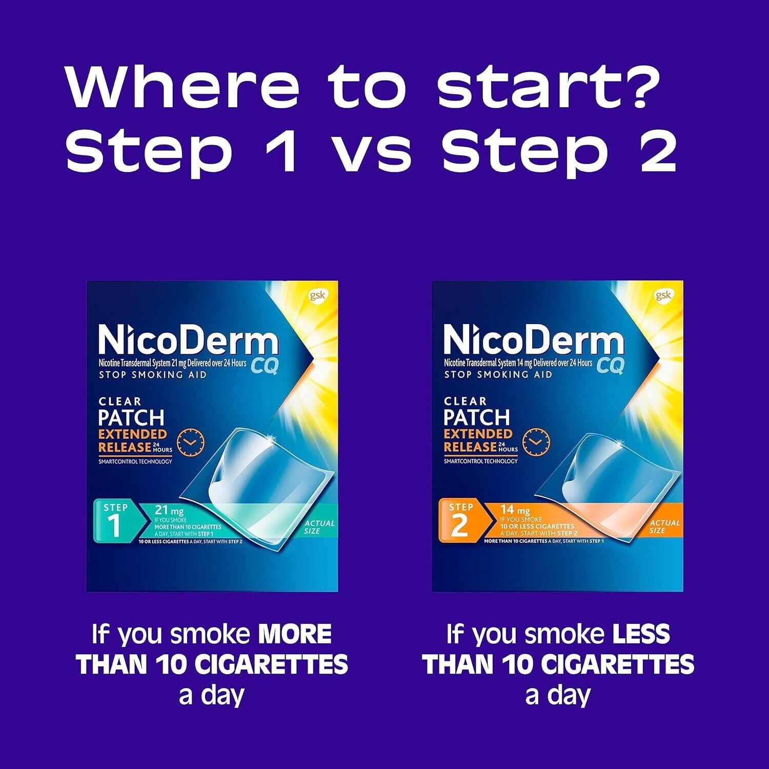 Nicotine Patches to Quit Smoking - 21 mg, 14 Count, Stop Smoking Aid Unbranded - фотография #11